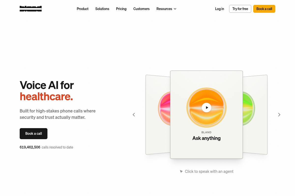 9. Bland AI — Best for Developer Teams Running High-Volume Outbound Compliance-Heavy Campaigns