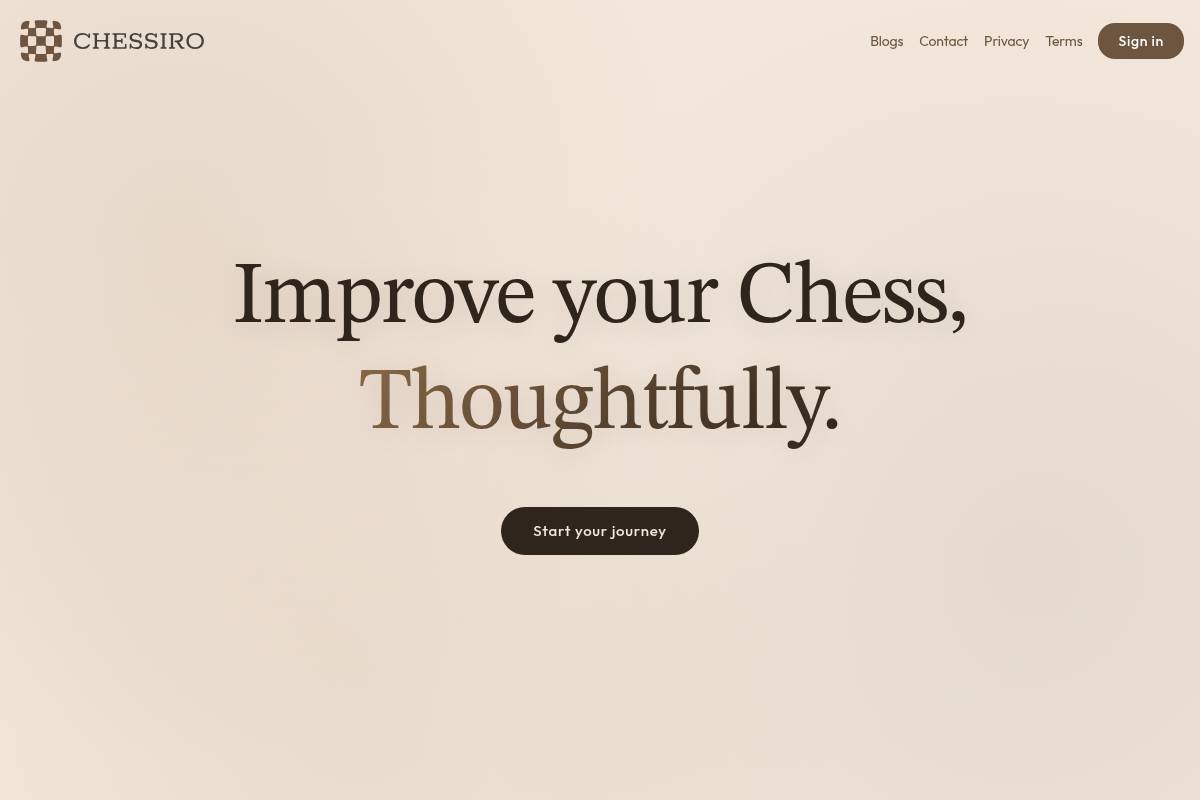 9. Chessiro — Best for Free AI Mistake Analysis