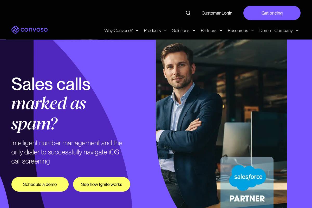9. Convoso — Best for High-Volume Outbound Contact Centers Needing TCPA Compliance