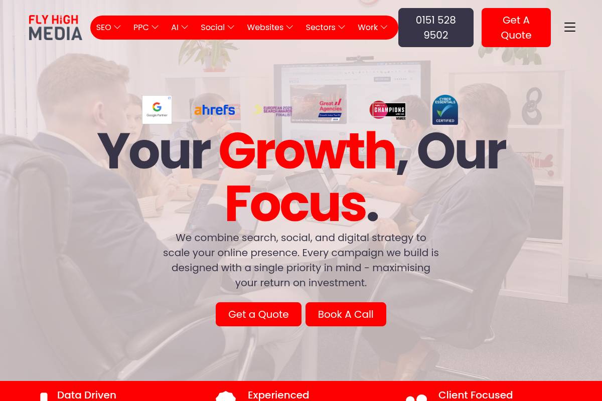 9. Fly High Media: Best for Local Manchester and Cheshire SMEs