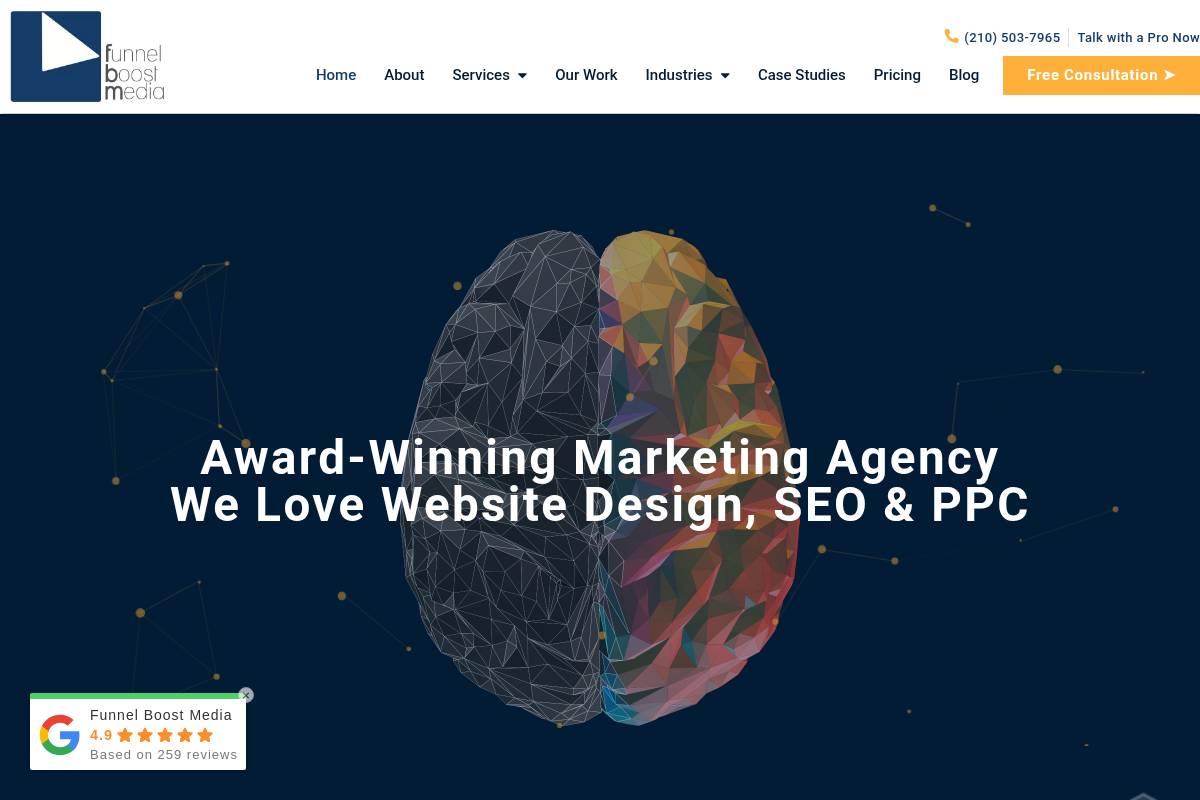 9. Funnel Boost Media: Best for Local Lead Generation and Home Services