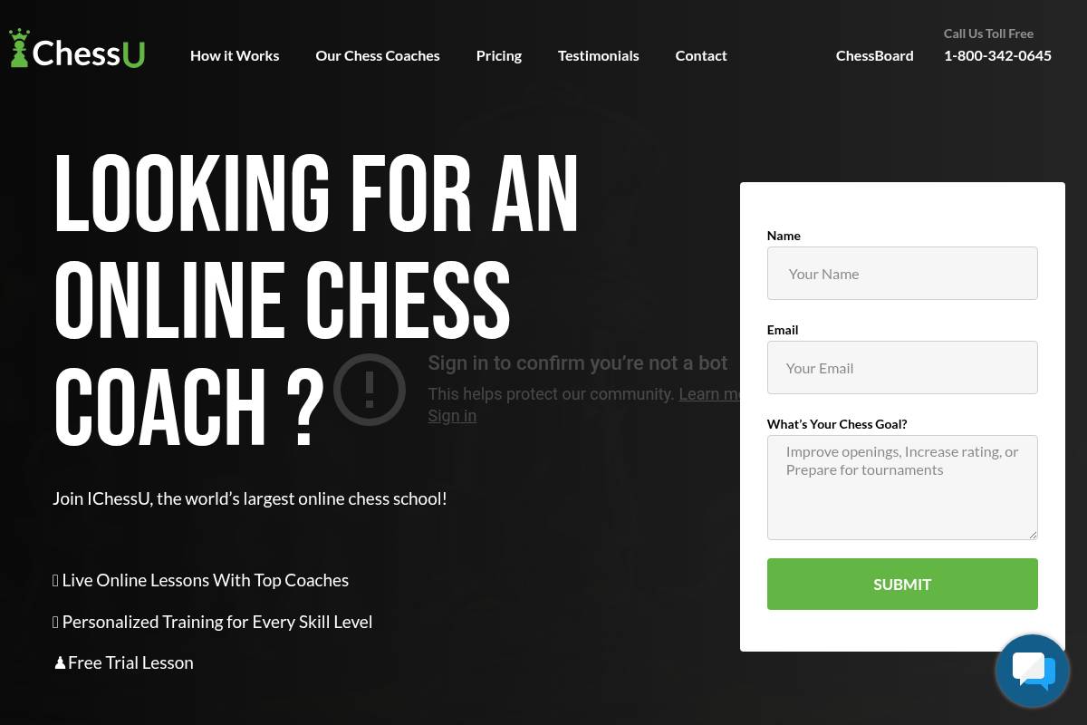 9. iChessU — Best for Live FIDE-Titled Coaching with Proprietary Interactive Classroom Technology