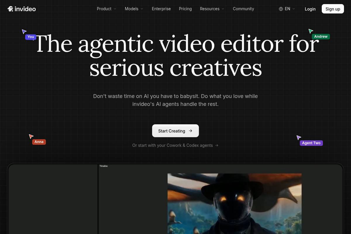 9. InVideo AI: Best for Template-Driven Video Ad Production