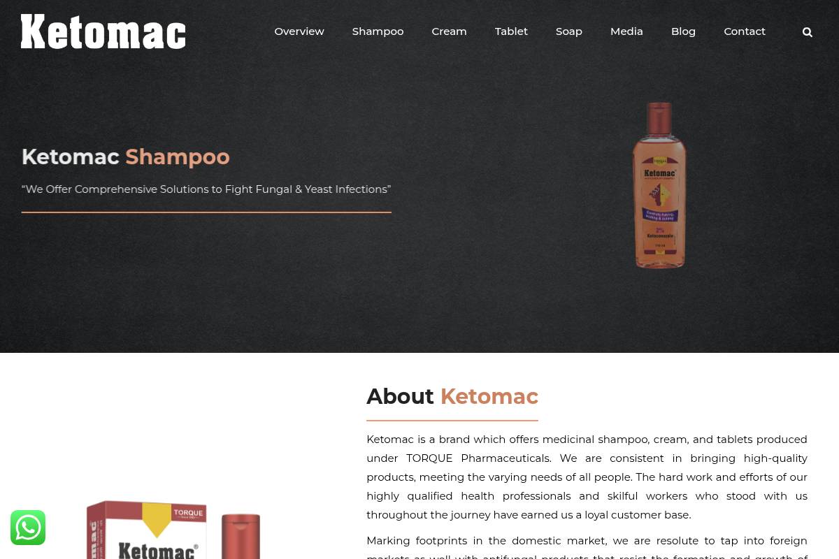 9. Ketomac (Ketoconazole 2% Shampoo): Best Medicated Option for Stubborn Dandruff