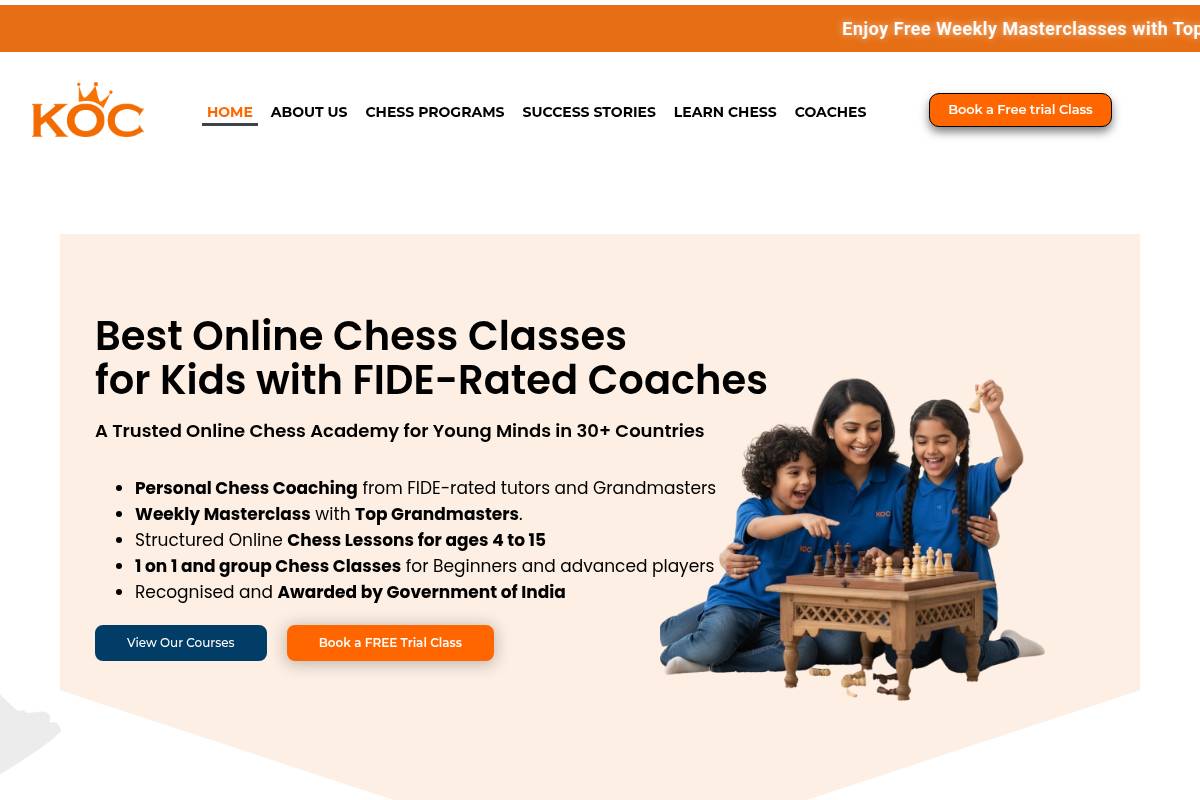 9. Kingdom of Chess — Best for Milestone-Driven Structured Curriculum
