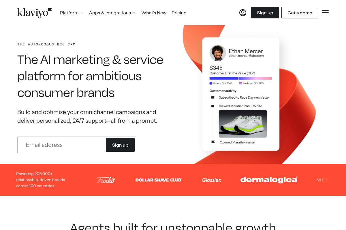 9. Klaviyo — Best for Email and SMS Lifecycle Marketing