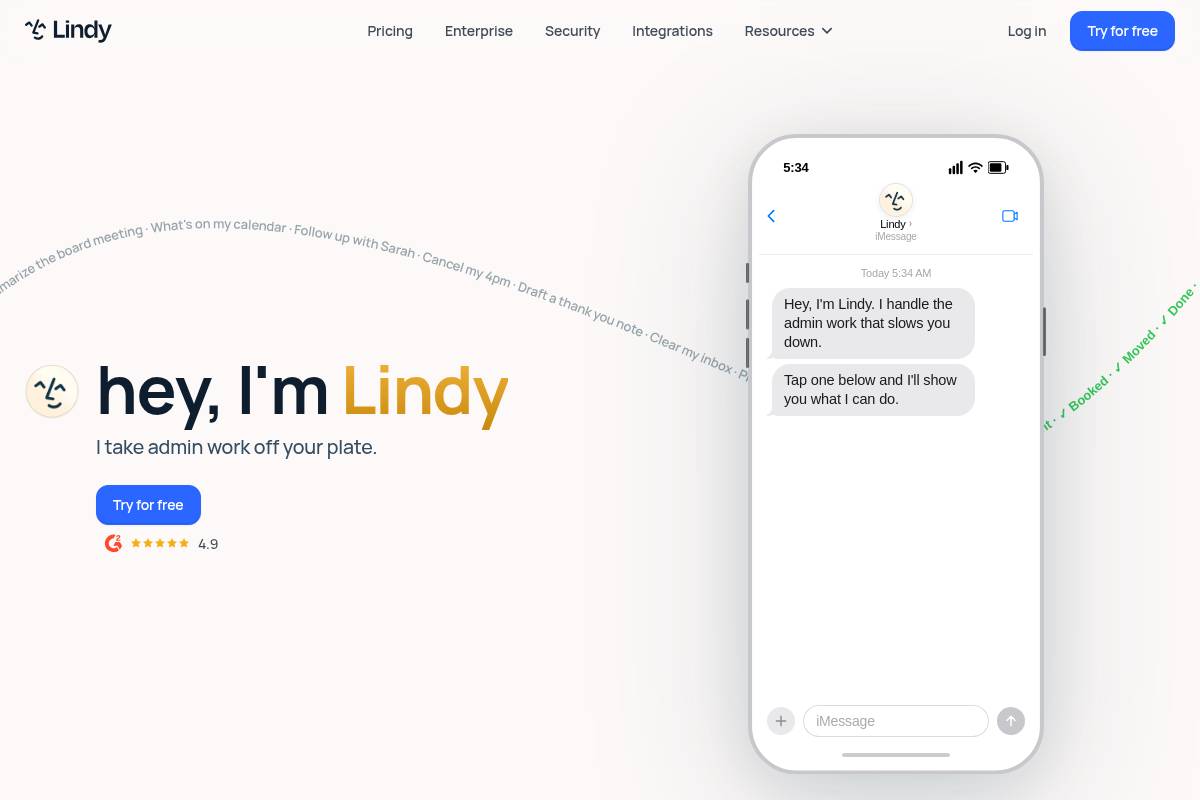 9. Lindy AI — Best for Broad Workflow Automation With Built-In HIPAA Compliance