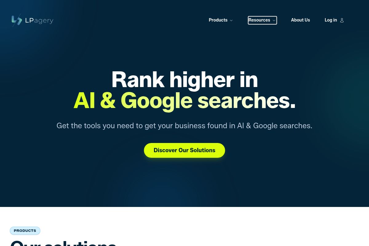 9. LPagery — Best for Small Businesses with Local Focus