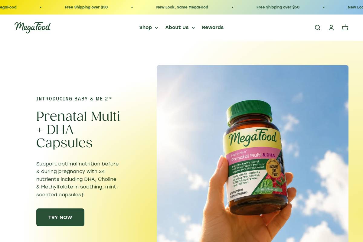 9. MegaFood Women's 40+ — Best Whole-Food Matrix Multivitamin with D3