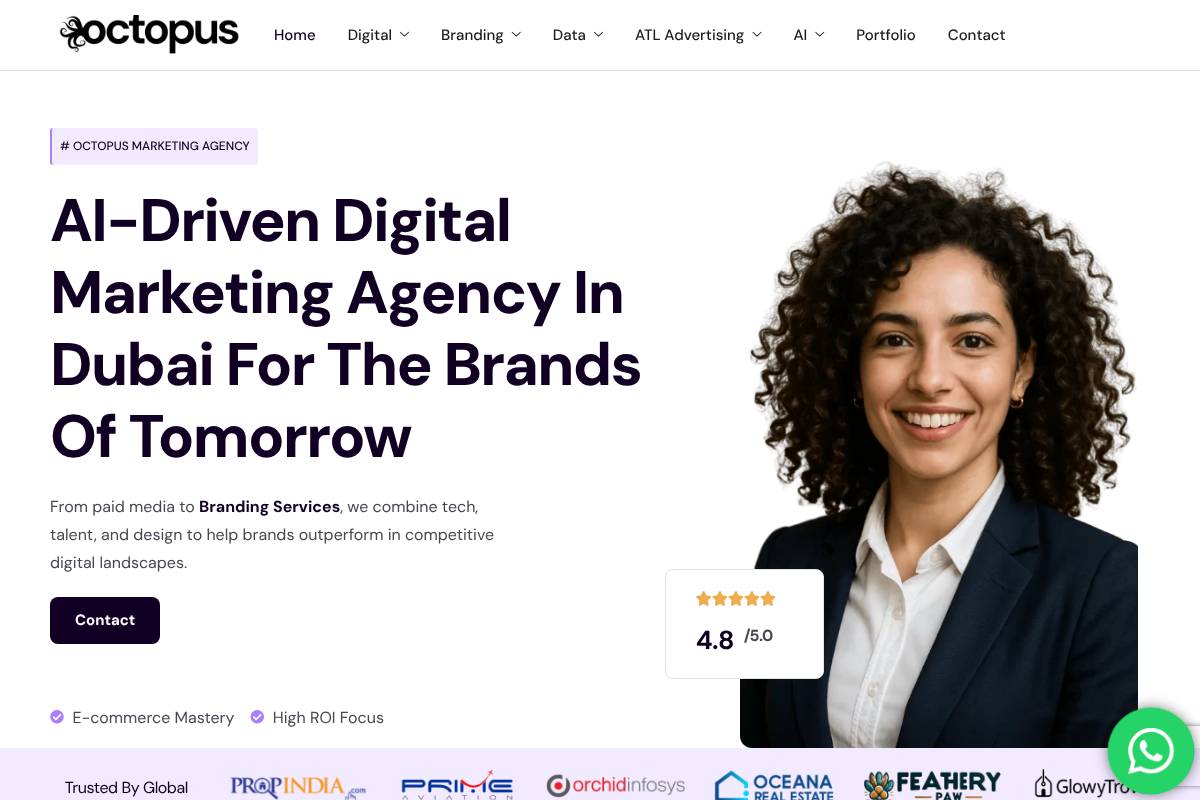 9. Octopus Marketing Agency — Best for Voice Search and AEO