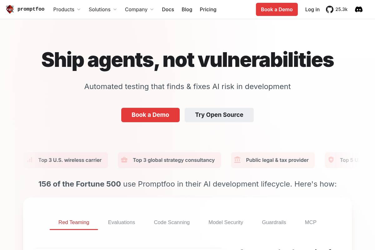 9. Promptfoo: Best for CI/CD-Native Red Teaming