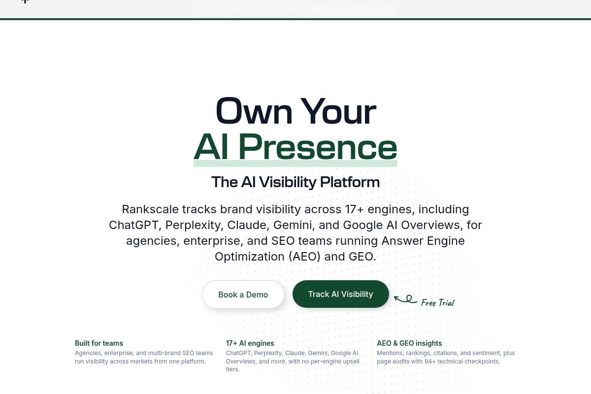 9. Rankscale: Best for Budget-Conscious Teams Wanting Broad Engine Coverage