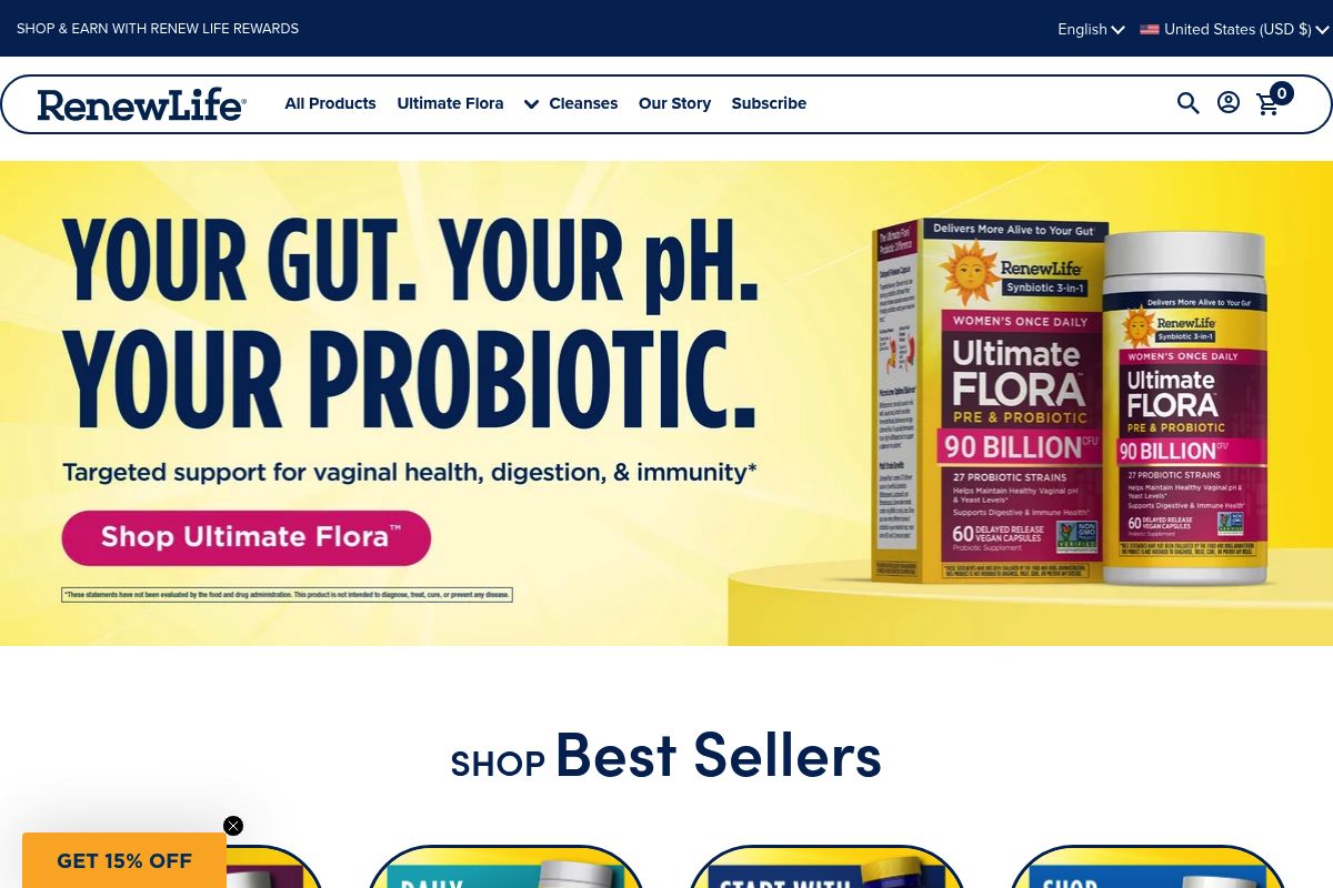 9. Renew Life Women's Care Probiotic: Best for High CFU Count