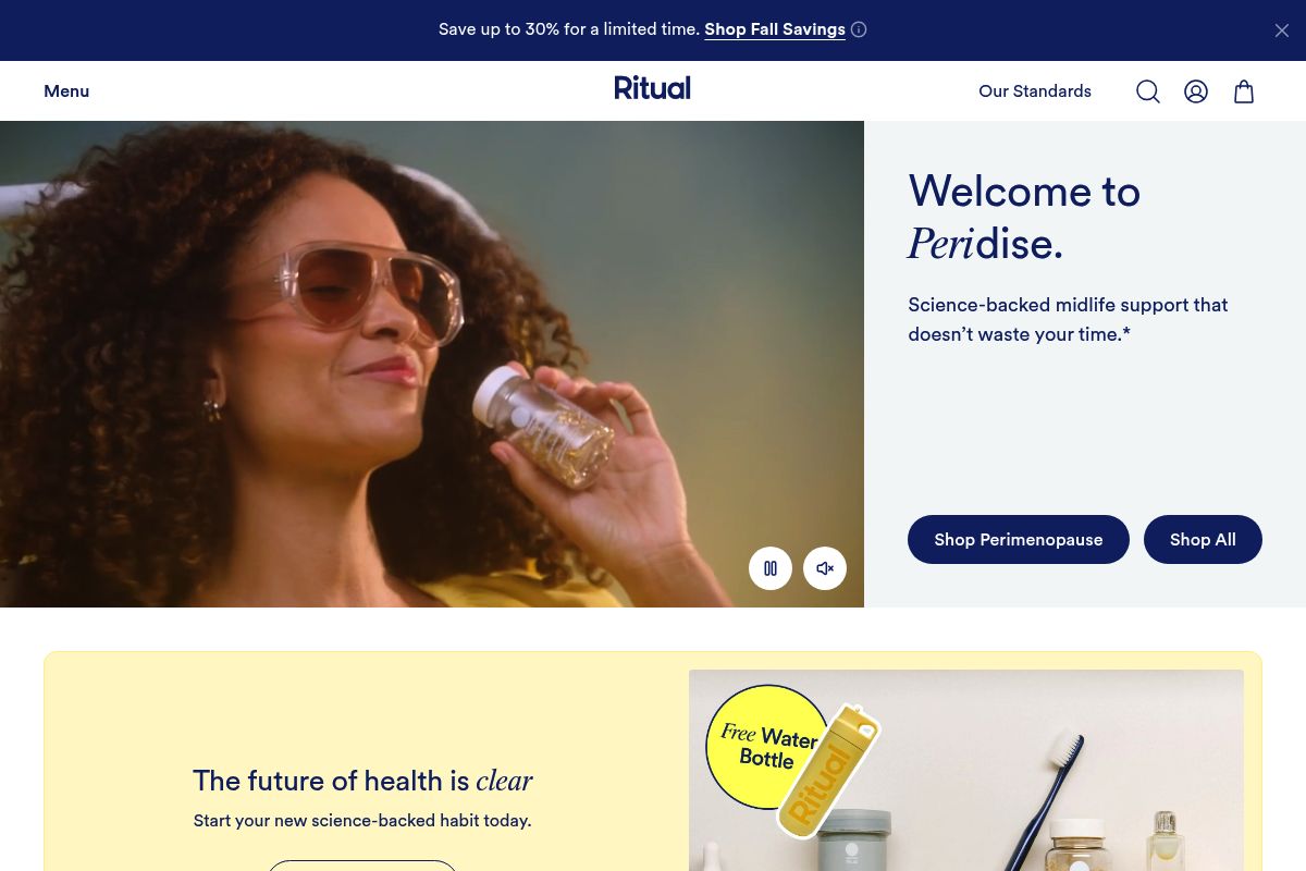 9. Ritual Essential for Women 50+: Best Clinically Studied Vegan Multivitamin