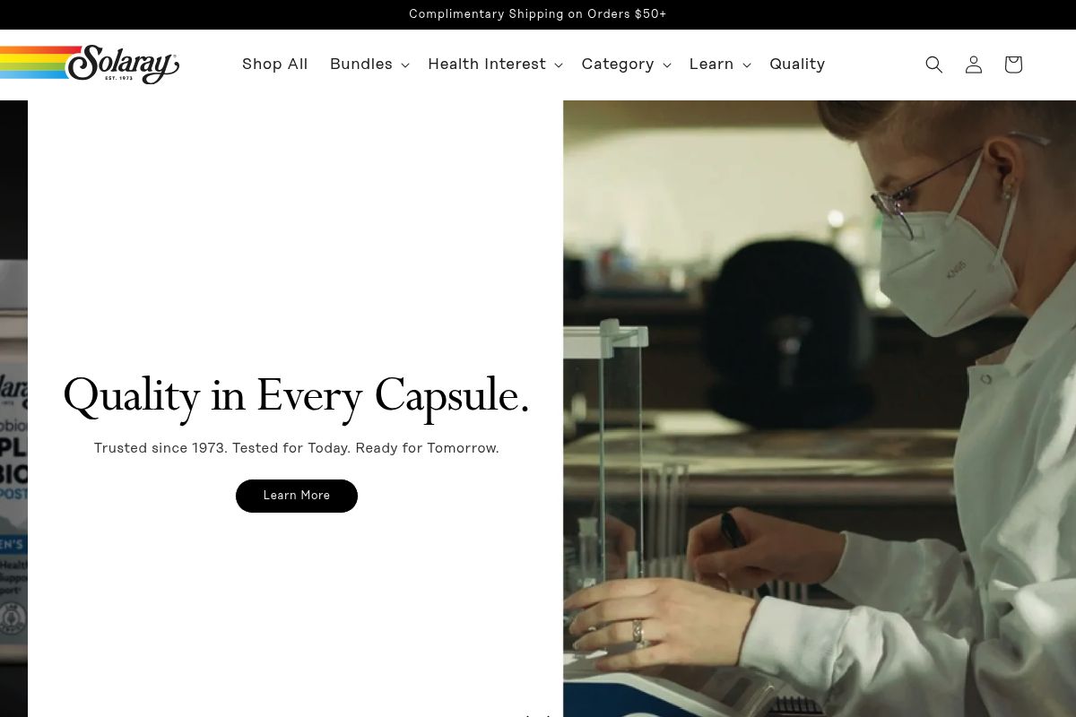 9. Solaray — Best for Accessible GMP-Certified Ayurvedic Blends