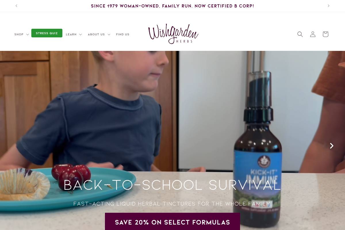 9. WishGarden Herbs — Best for Fast-Acting Liquid Formulas for Perimenopause and PMS