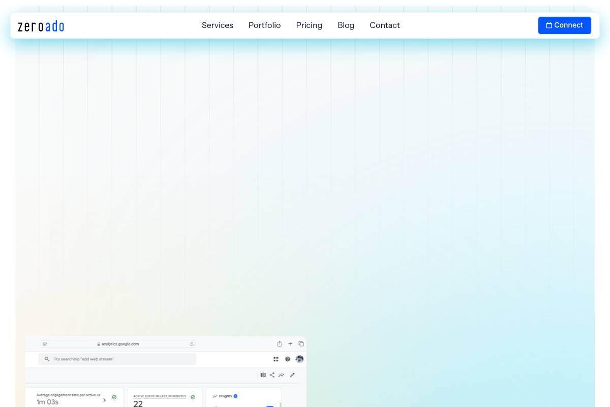 9. ZeroAdo — Best for Startups and SaaS SMBs Seeking GEO-Native Growth