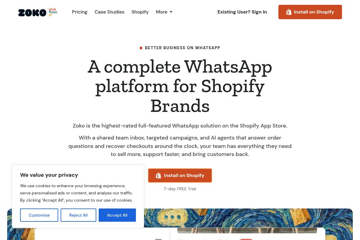 9. Zoko: Best for Shopify-Linked Property Marketplaces