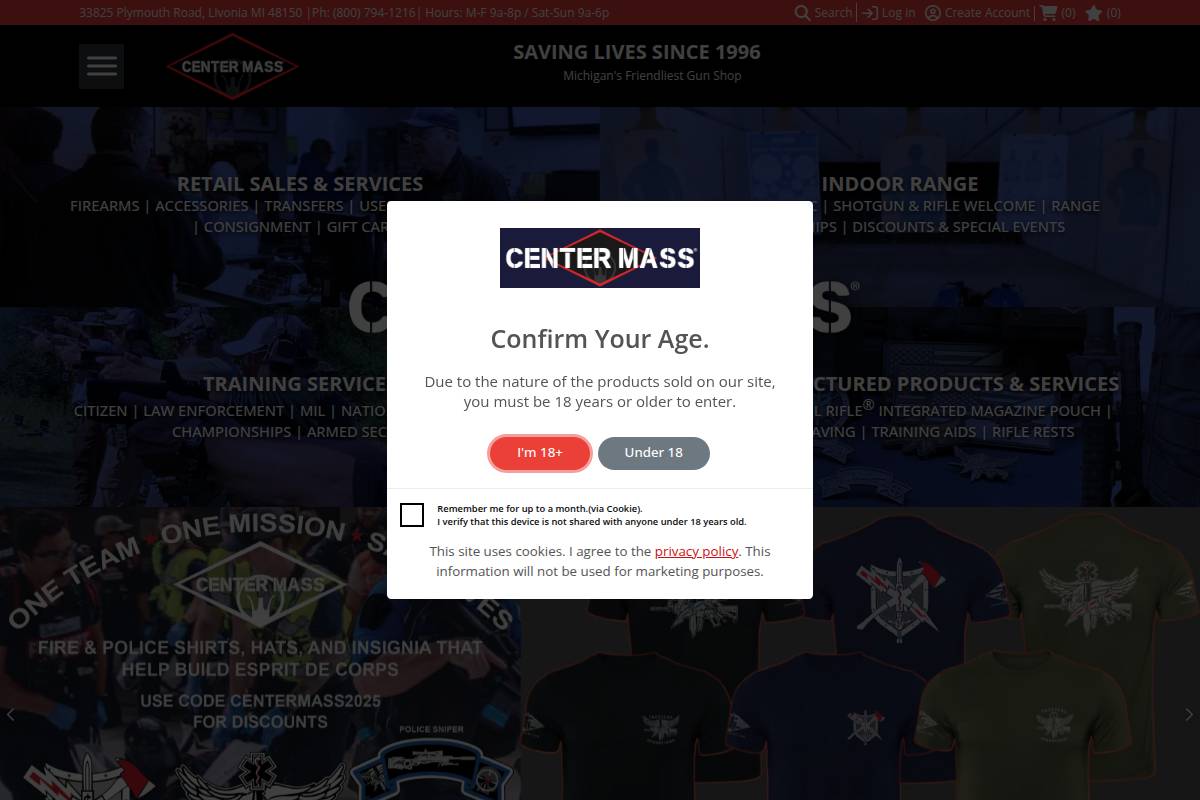 Center Mass Firearms