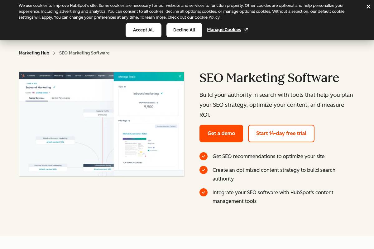 HubSpot SEO Tools