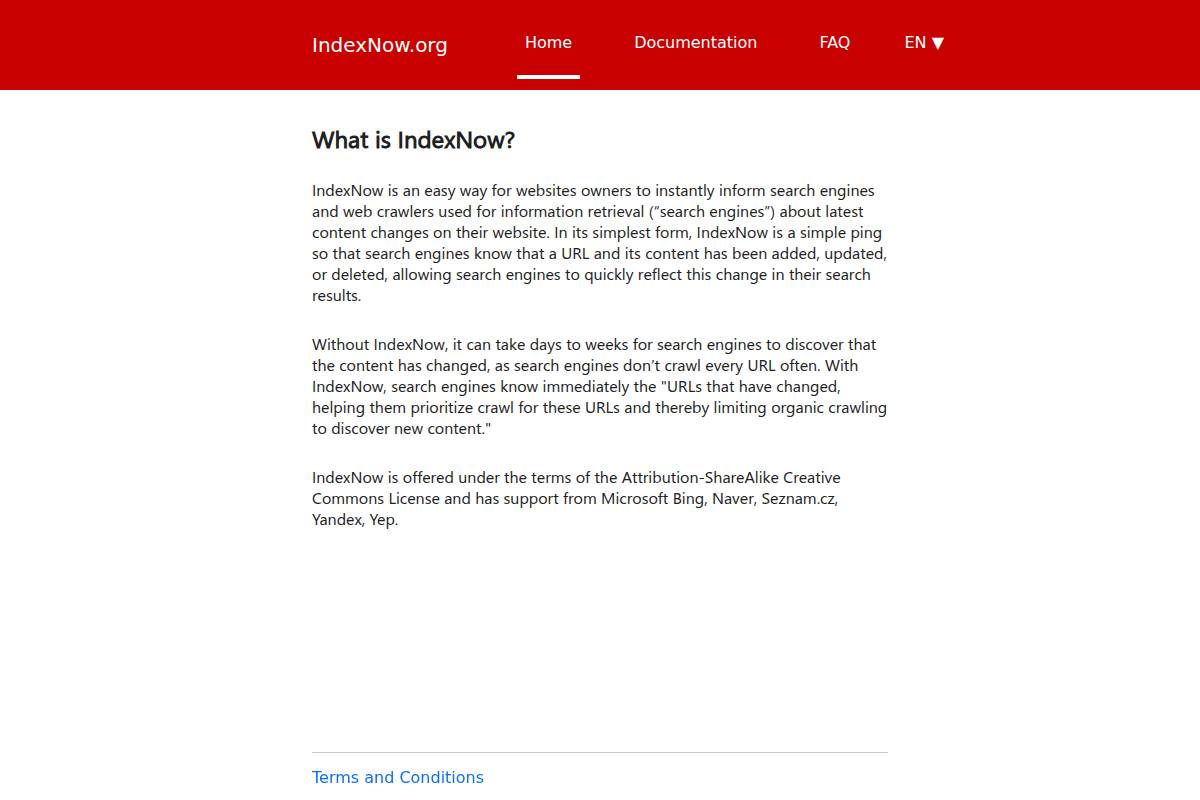 IndexNow