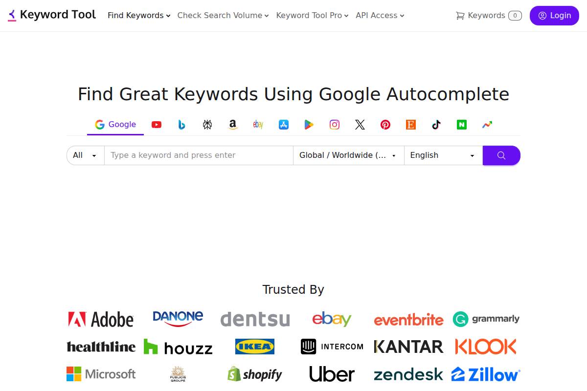 Keyword Tool