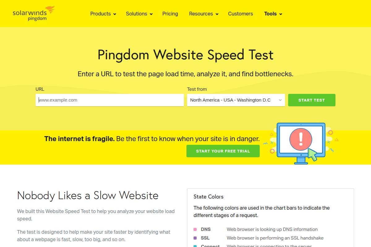 Pingdom Tools