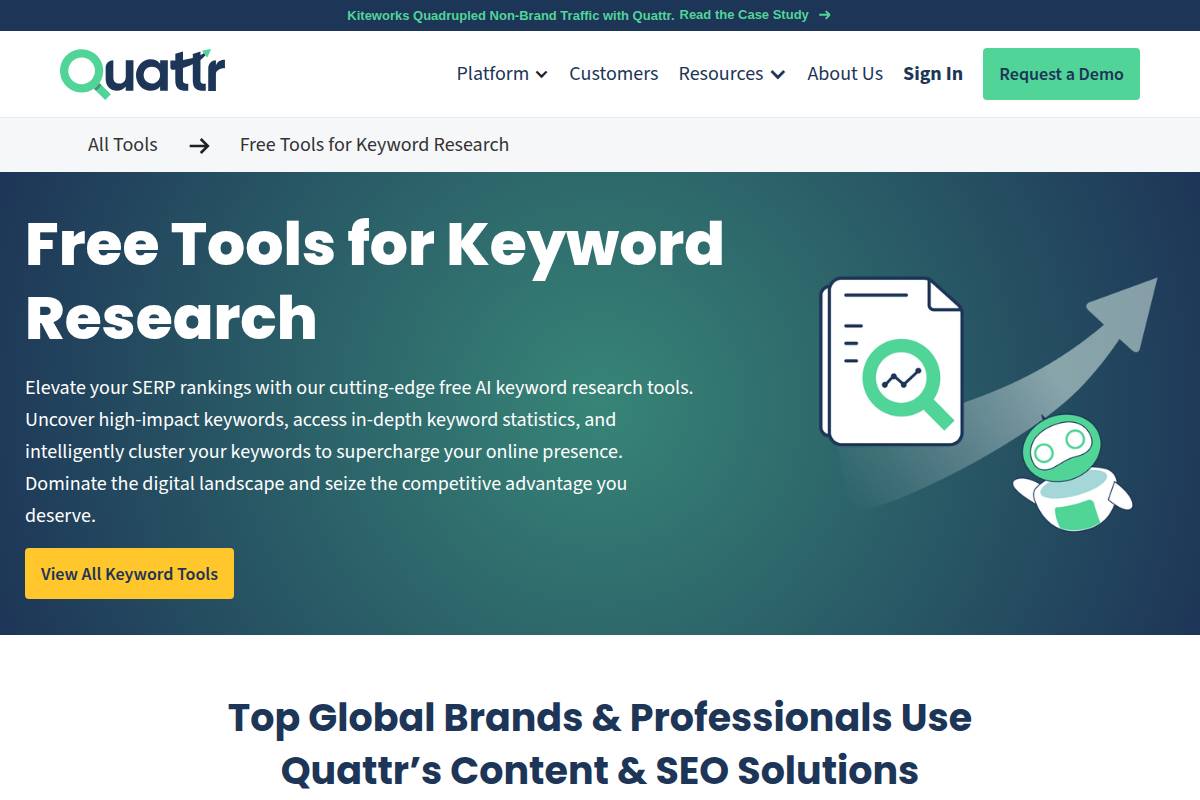 Quattr AI Keyword Tool